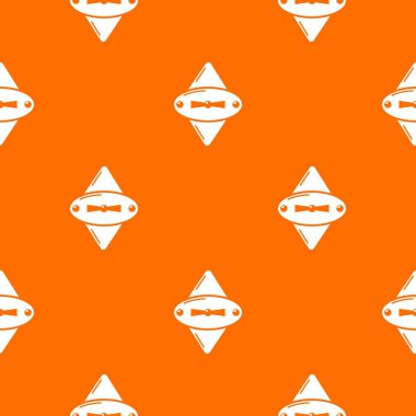 Eski desen vektör turuncu kilitleyin