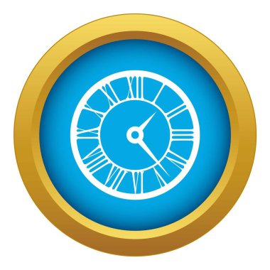 Simge mavi vektör izole izleyin