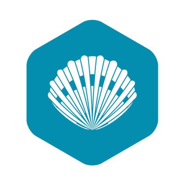 İnci kabuk simge, basit tarzı