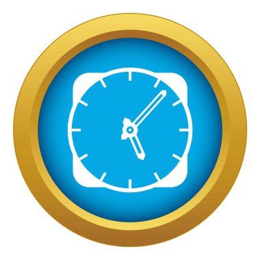 Simge mavi vektör izole izleyin