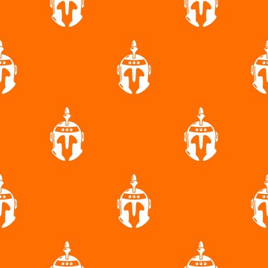 Şövalye kask desen vektör turuncu