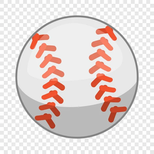 Icono de pelota de béisbol, estilo de dibujos animados — Vector de stock