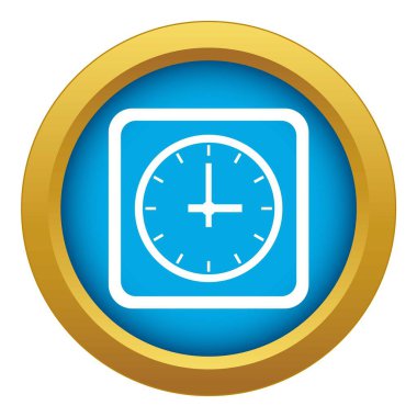 Simge mavi vektör izole izleyin