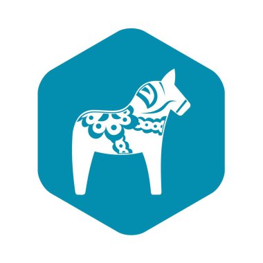 Oyuncak at simgesi, basit tarzı