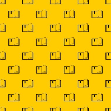 Açık kitap desen vektörü