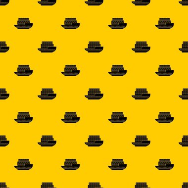 Büyük yolcu gemisi desen vektörü