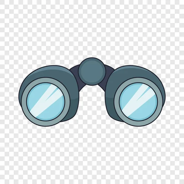 Binoculars explorer icon, cartoon style — Stock Vector
