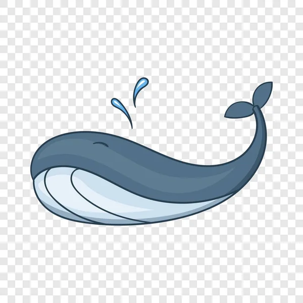 Whale icon, cartoon style — Stock Vector