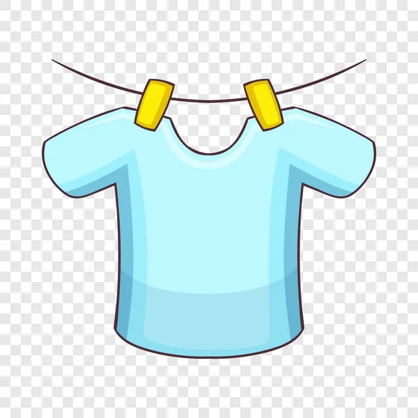 Shirt op het touw-pictogram, cartoon stijl — Stockvector