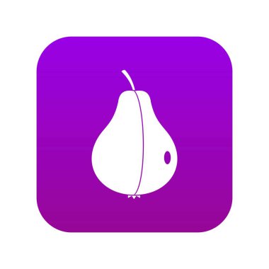 Tüm armut simgesi dijital mor