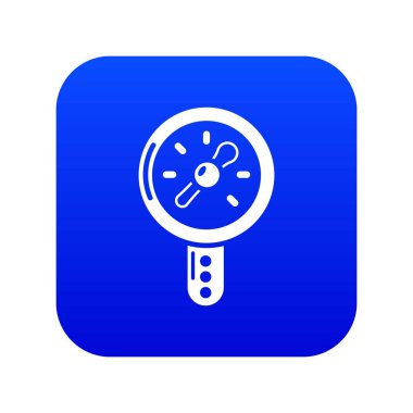 Basınç göstergesi simgesi, basit siyah stil