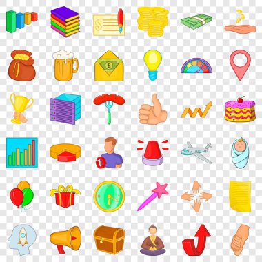 Megafon Icons set, karikatür tarzı