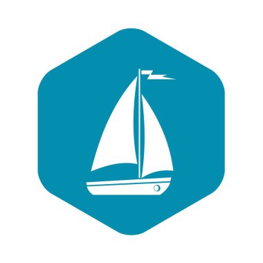 Tekne simgesi, basit tarzı