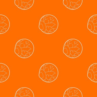 Göz deseni vektör turuncu