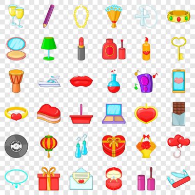 Yansıtma simgeler kümesi, karikatür tarzı