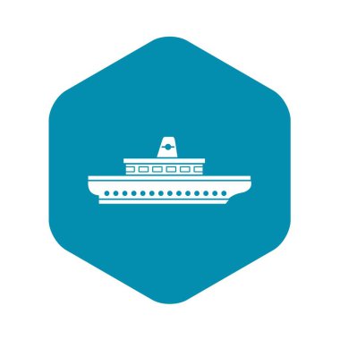 Yolcu gemisi simgesi, basit tarzı