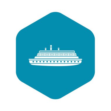 Uzun gemi simgesi, basit tarzı