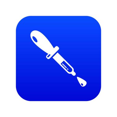 Pipet simgesi, basit siyah stil