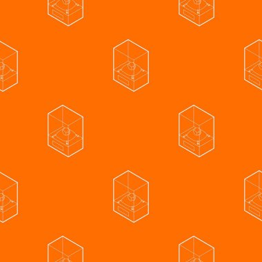 Bir kaide desen vektör turuncu üzerinde Elmas