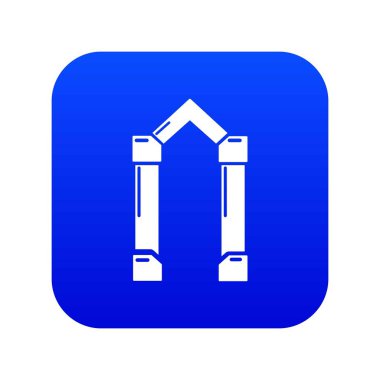 Kemer öğesi simgesi, basit siyah stil