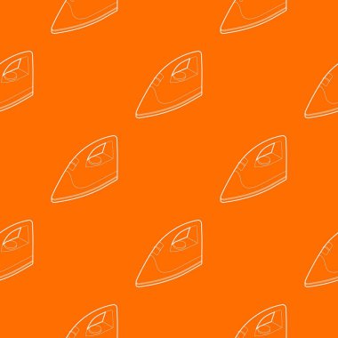 Demir desen vektör turuncu