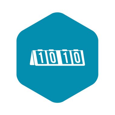 Tenis çetele simgesi, basit tarzı