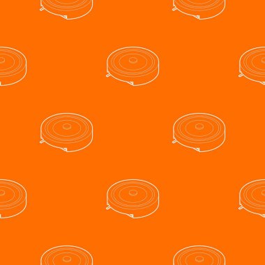 Elektrikli taşınabilir sobay desen vektör turuncu