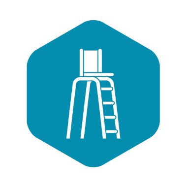 Tenis tower hakim simgesi, basit tarzı için