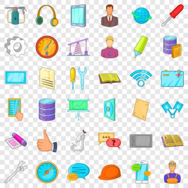 Internet simge kümesi, karikatür tarzı