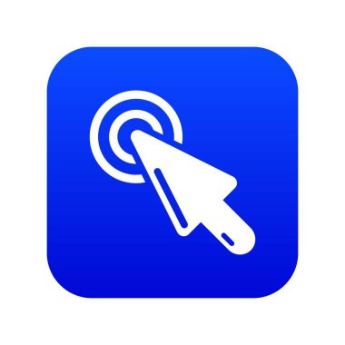 Simgesini, basit siyah stil imleç