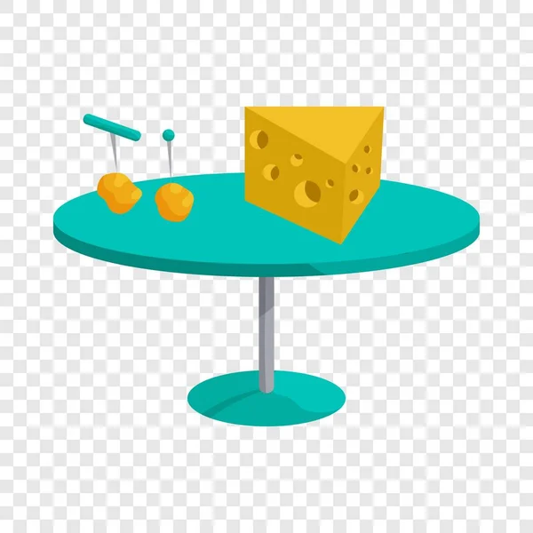 Concept de fromage, style dessin animé . — Image vectorielle