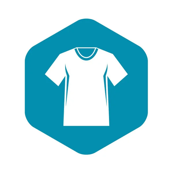 Hombres tenis camiseta icono, estilo simple — Vector de stock