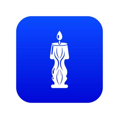 Mum parlak simge, basit siyah stil