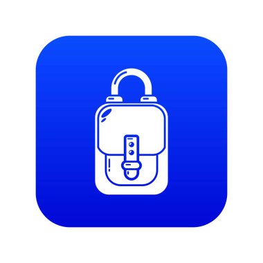 Çanta vintage simgesi, basit siyah stil