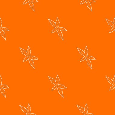 Sivri yıldız deseni vektör turuncu