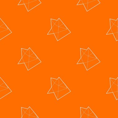 Yıldız deseni vektör turuncu