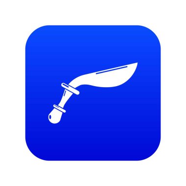 Hançer askeri simgesi, basit siyah stil