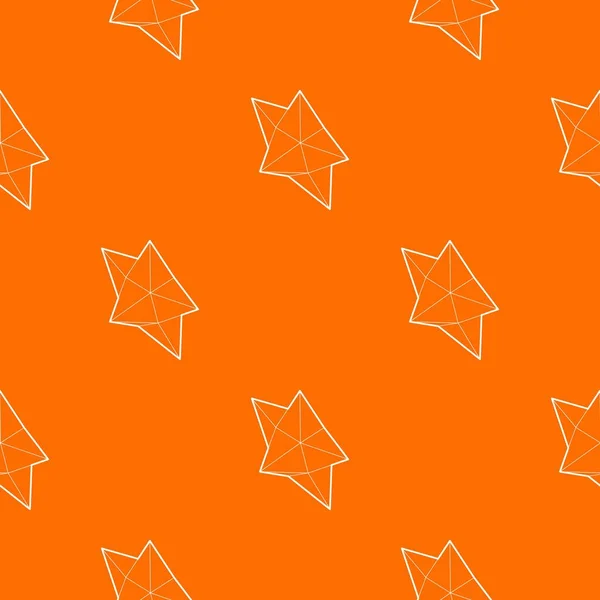Sternenmustervektor orange — Stockvektor