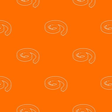 Spiral ok desen vektör turuncu