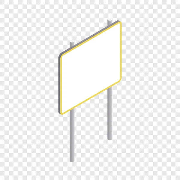 Ikona inzertního znaku, izometrický prostorový styl — Stockový vektor