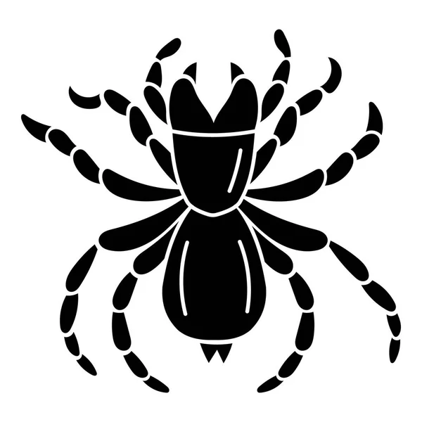 Hayvan örümcek simgesi, basit stil — Stok Vektör