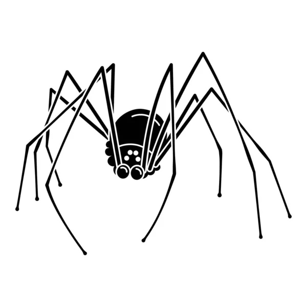 可怕的梦蜘蛛图标，简单的风格 — 图库矢量图片