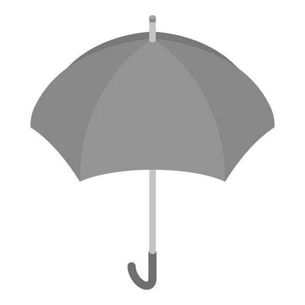 Icône parapluie classique noire, style isométrique — Image vectorielle