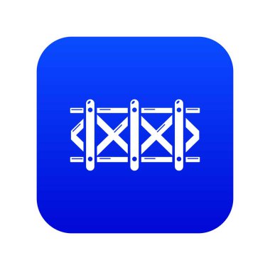 Çit dekoratif simgesi, basit siyah stil