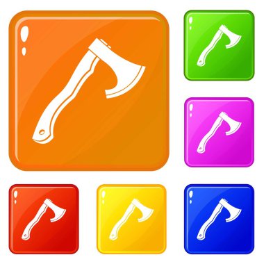 Hatchet simgeleri vektör rengini ayarlar