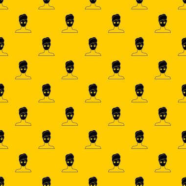 Spa yüz kil maskesi tasarlamak vektör