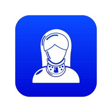 Servikal hizmetli simgesi, basit tarzı.