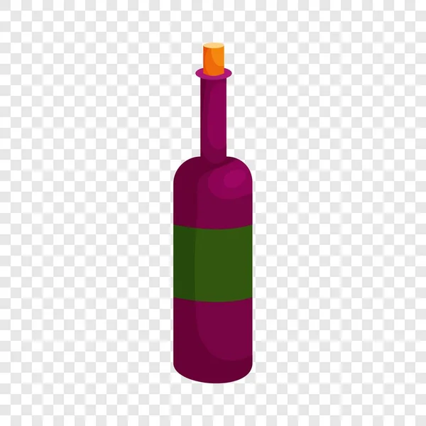 Icono del vino, estilo de dibujos animados — Vector de stock