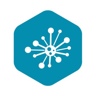 Yuvarlak bakteriler simgesi, basit tarzı