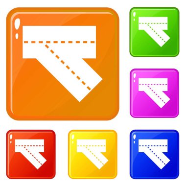 Yol simgelerini vektör rengini ayarlama